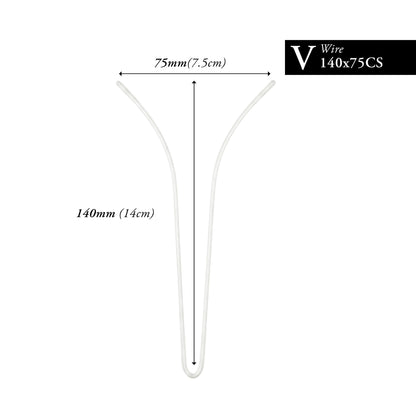 140MM x 75MM NYLON-COATED CURVED V-WIRE