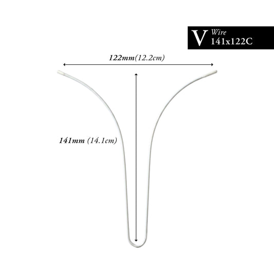 141MM x 122MM NYLON-COATED CURVED V-WIRE