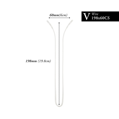 198MM x 60MM NYLON-COATED CURVED V-WIRE