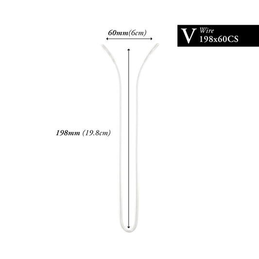 198MM x 60MM NYLON-COATED CURVED V-WIRE