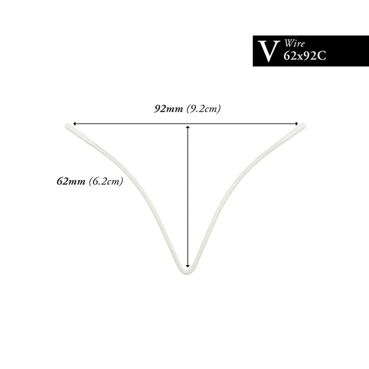 62MM x 92MM NYLON-COATED CURVED V-WIRE