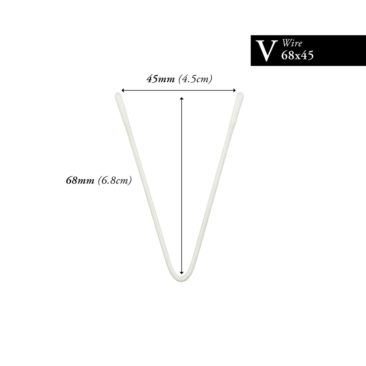 68MM x 45MM NYLON-COATED V-WIRE