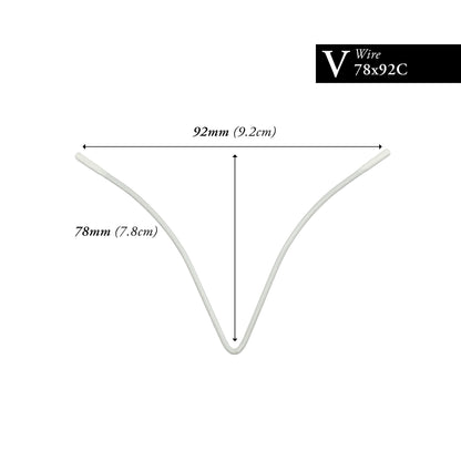 78MM x 92MM NYLON-COATED CURVED V-WIRE