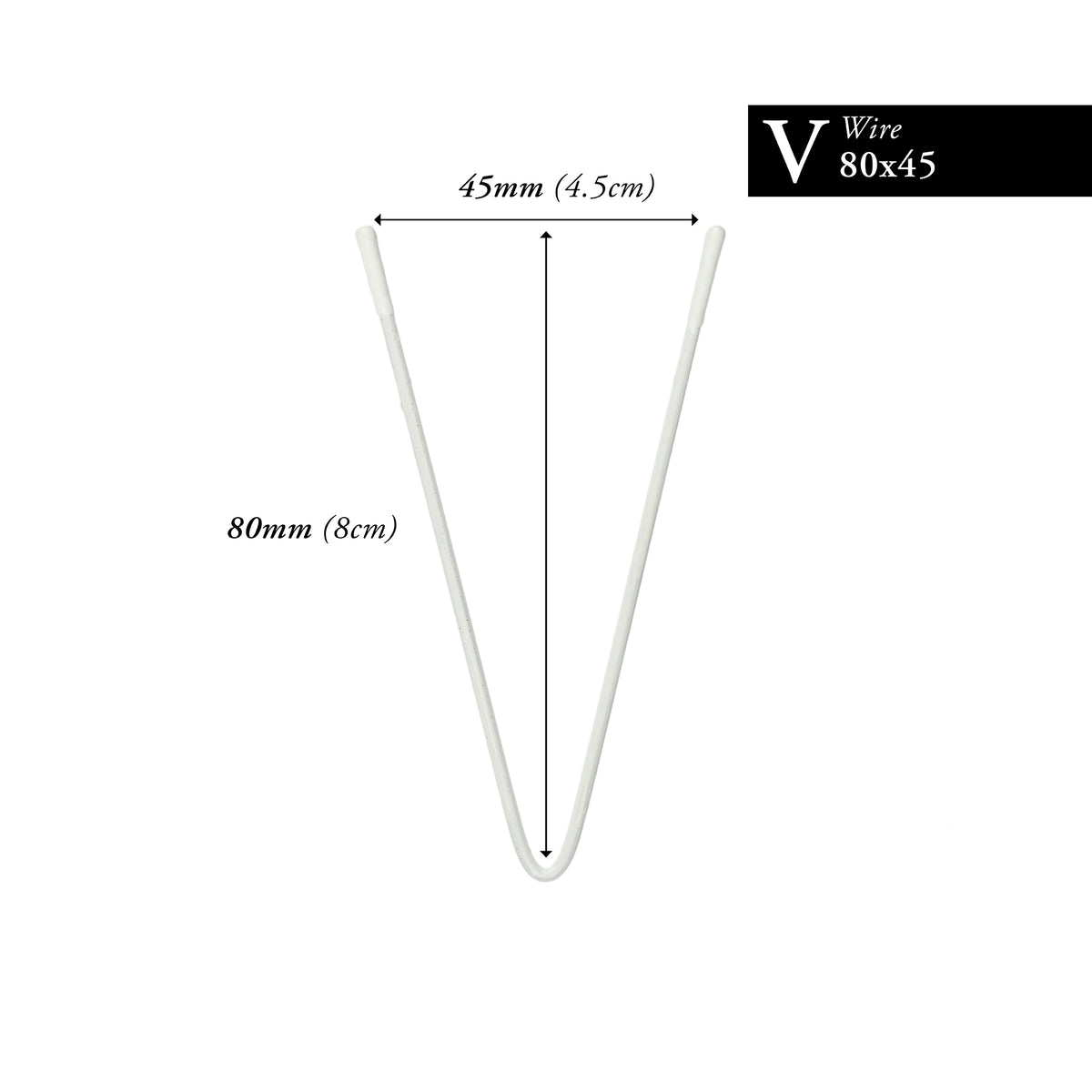 85MM x 45MM NYLON-COATED V-WIRE