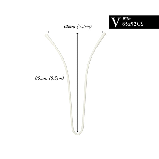 88MM x 52MM NYLON-COATED CURVED V-WIRE