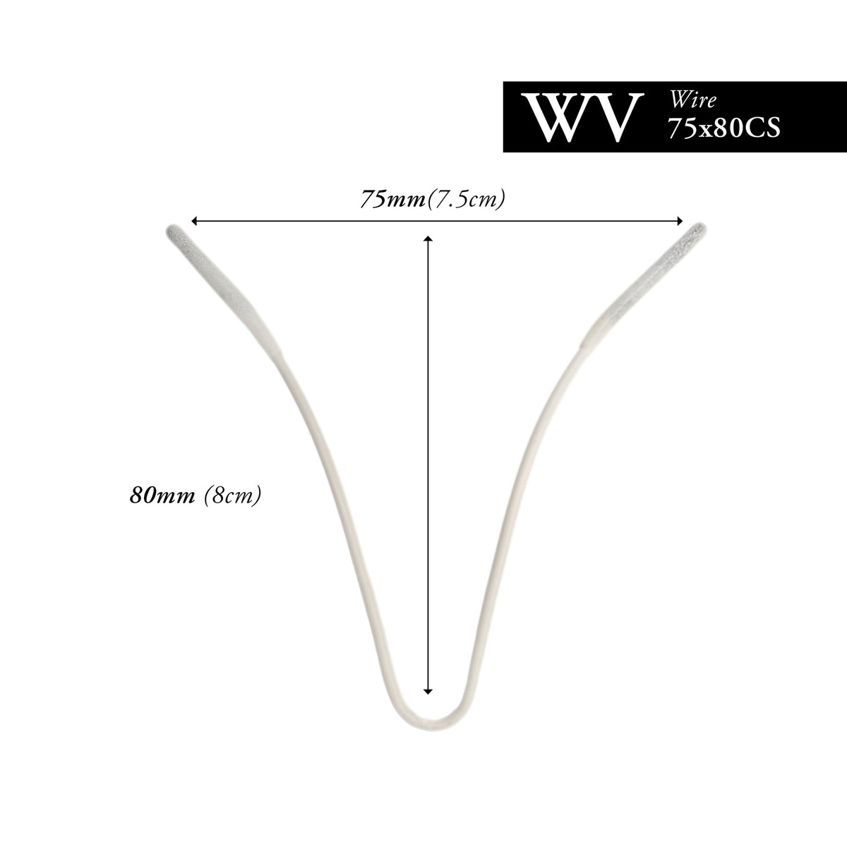 75MM x 80MM NYLON-COATED WIDE CURVED V-WIRE