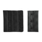 3-HOOK/ 3-ROW 10MM PLUSH BRA HOOK & EYE BACK BLACK