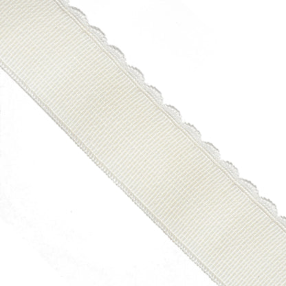 FORMLINE SCALLOPED PLUSH ELASTIC WHITE