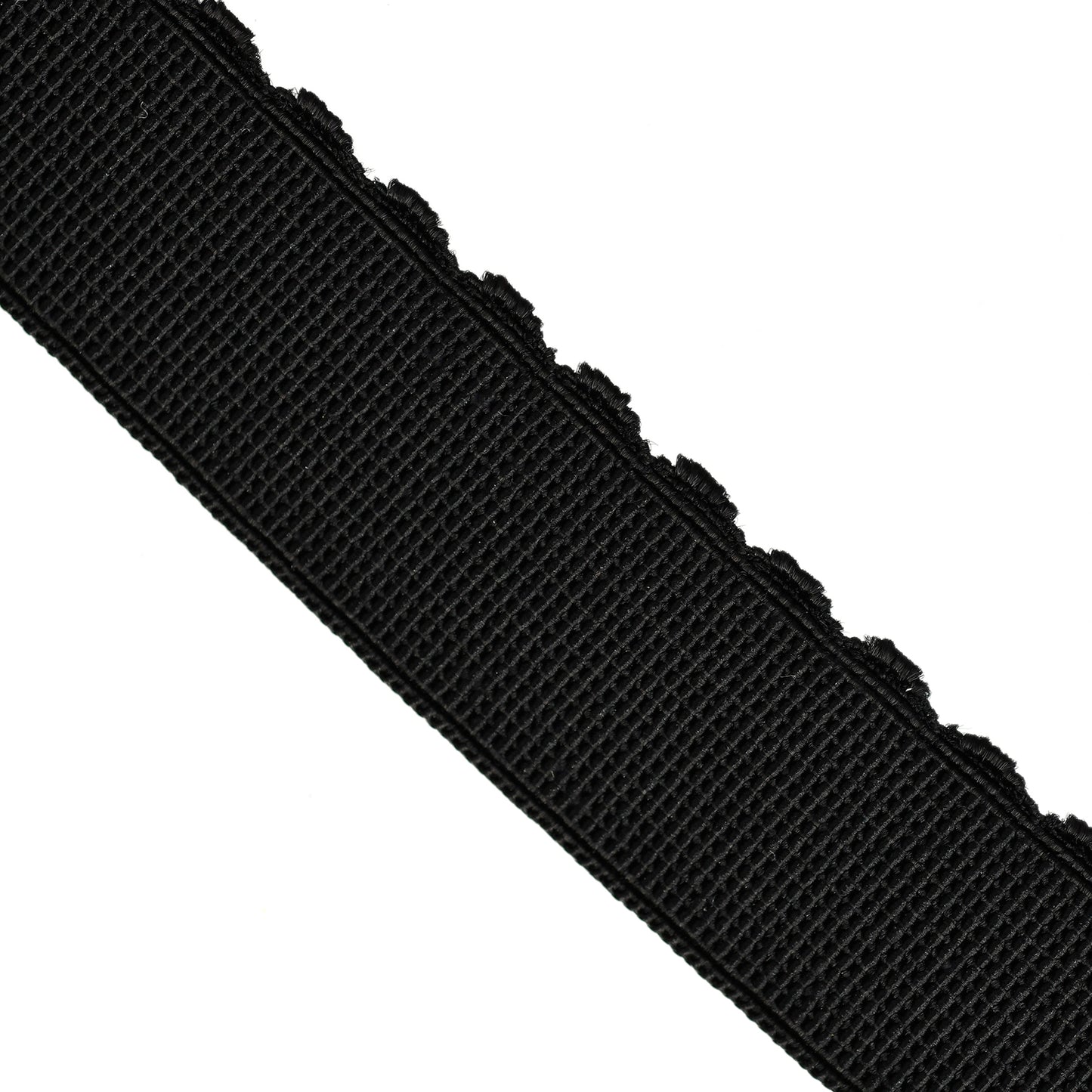 FORMLINE SCALLOPED PLUSH ELASTIC BLACK
