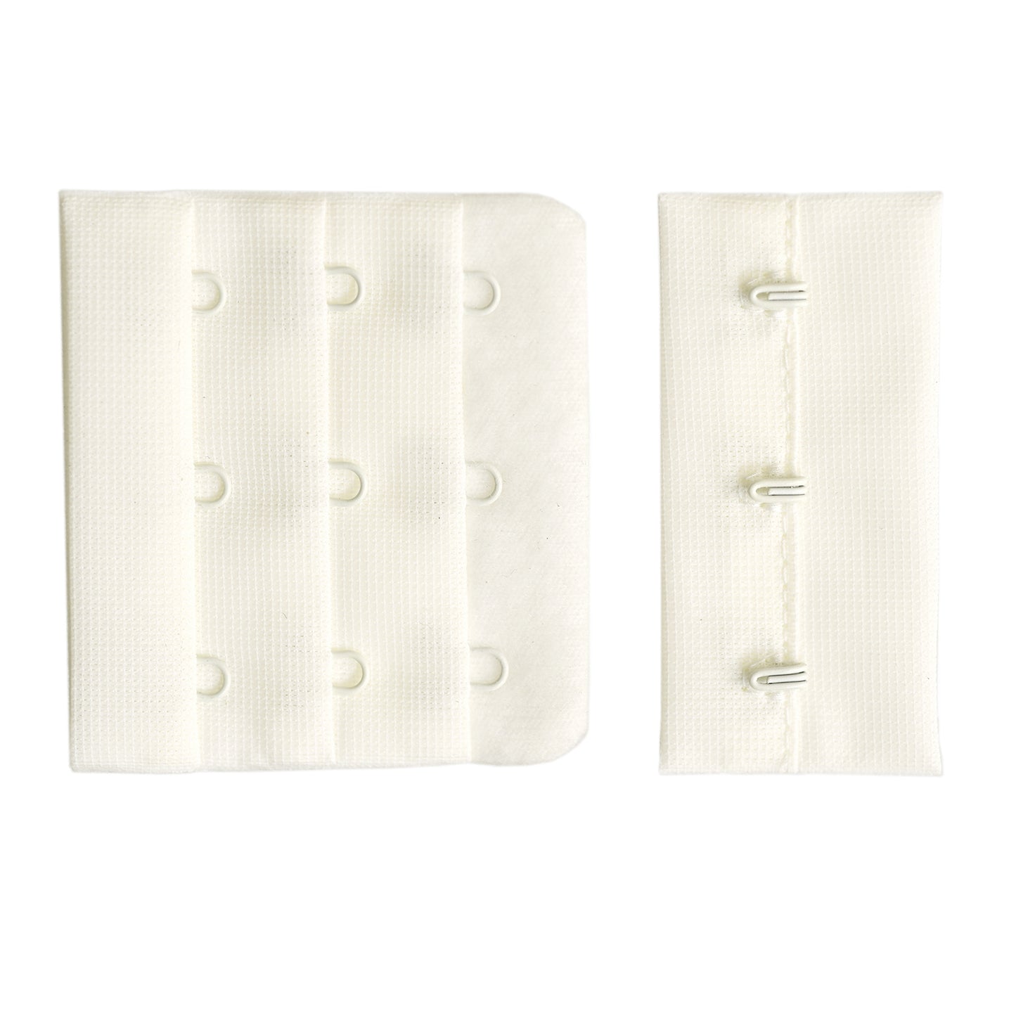 3-HOOK/ 3-ROW 20MM PLUSH BRA HOOK & EYE BACK IVORY