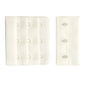 3-HOOK/ 3-ROW 20MM PLUSH BRA HOOK & EYE BACK IVORY