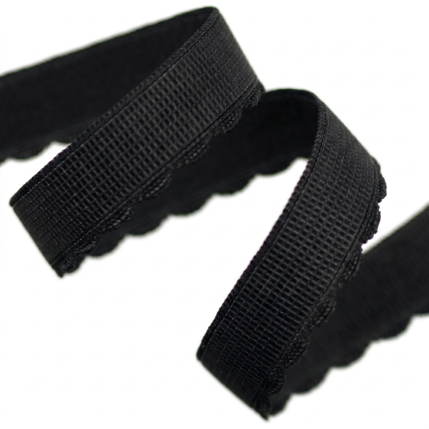 FORMLINE SCALLOPED PLUSH ELASTIC WHITE