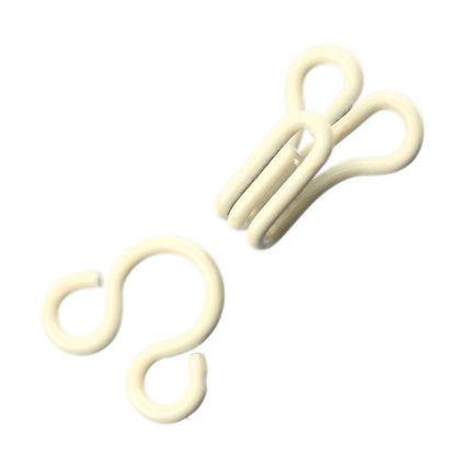 HOOKS & EYES IVORY/ CREAM