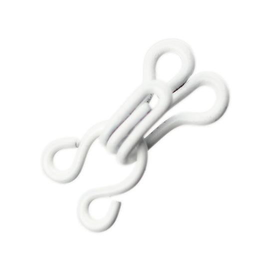 HOOKS & EYES WHITE