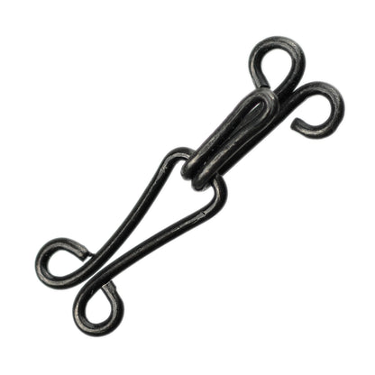 EXTRA-LARGE HOOKS & EYES BLACK