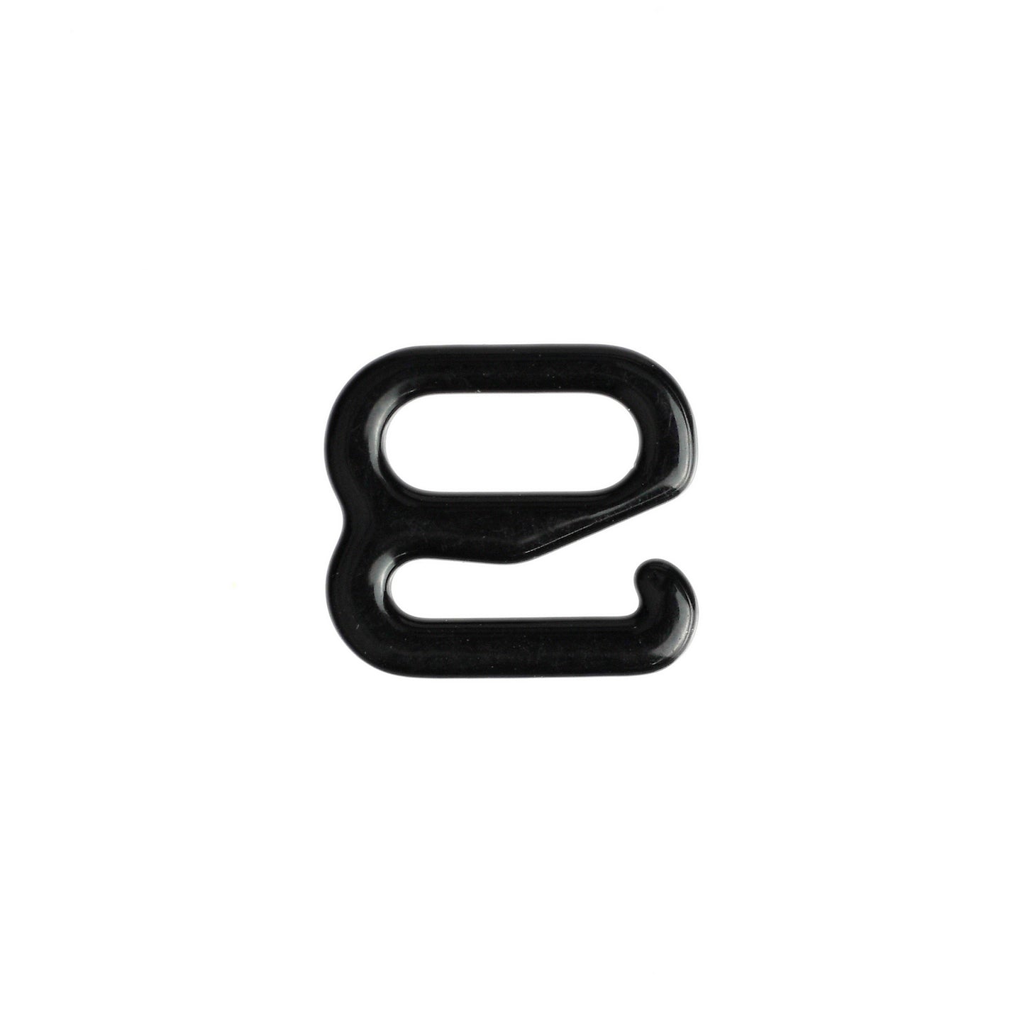 WIDE FORMLINE METAL HOOK BLACK