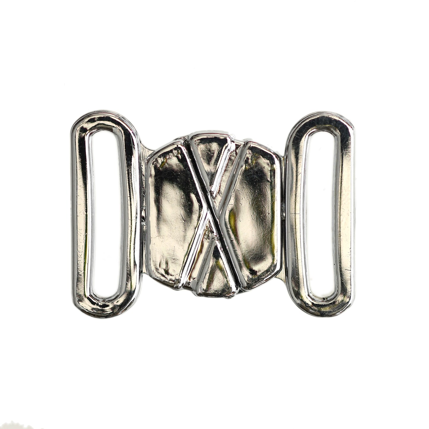 FORMLINE LARGE PLASTIC BUTTERFLY CLASP FOR SWIMWEAR, LINGERIE & TOPS - SILVER
