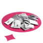 WOVEN SIZE LABEL SIZES 0 - 20 BLACK TEXT ON SATIN WHITE PACK 100